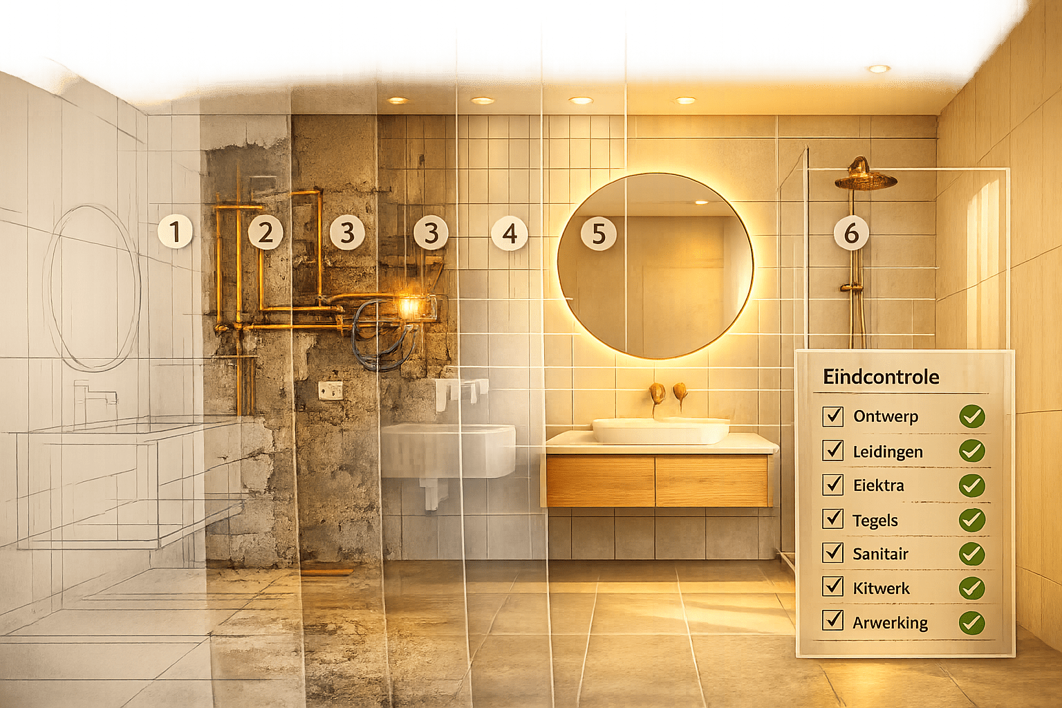 Badkamer Renoveren gal bouw